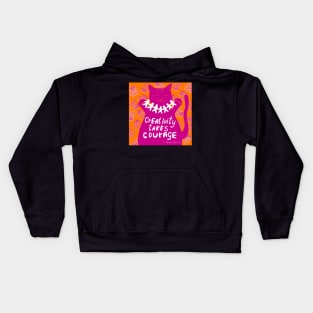 Creativity takes courage - Henri Matisse quote Kids Hoodie